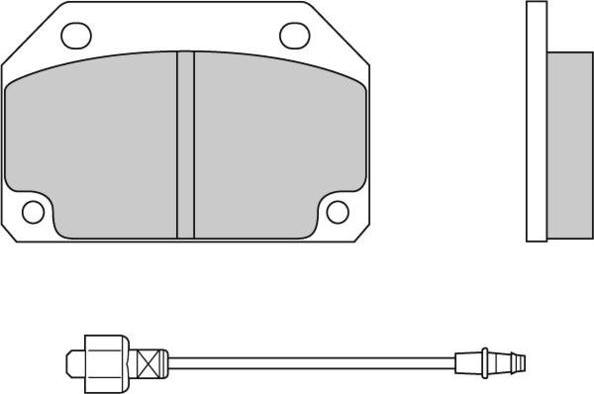 E.T.F. 12-0154 - Тормозные колодки, дисковые, комплект autospares.lv