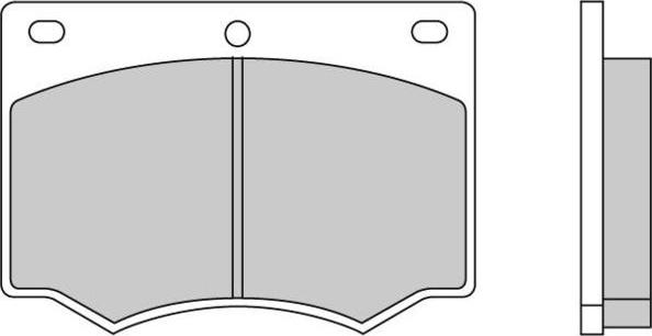 E.T.F. 12-0169 - Тормозные колодки, дисковые, комплект autospares.lv