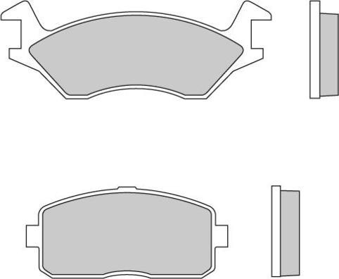 E.T.F. 12-0189 - Тормозные колодки, дисковые, комплект autospares.lv