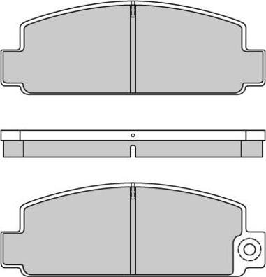 E.T.F. 12-0183 - Тормозные колодки, дисковые, комплект autospares.lv