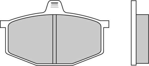 E.T.F. 12-0124 - Тормозные колодки, дисковые, комплект autospares.lv