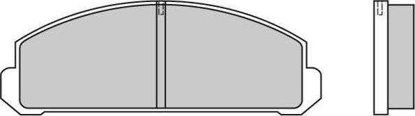 E.T.F. 12-0123 - Тормозные колодки, дисковые, комплект autospares.lv