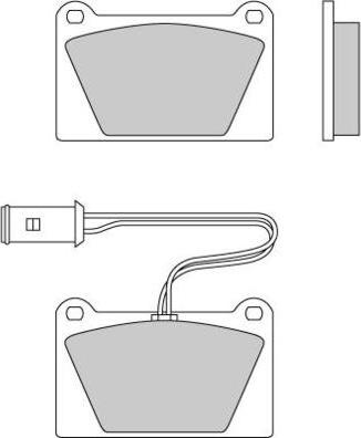 E.T.F. 12-0179 - Тормозные колодки, дисковые, комплект autospares.lv