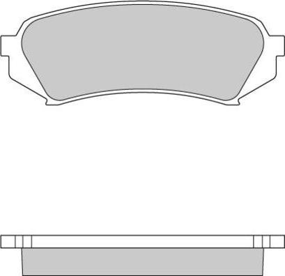 E.T.F. 12-0899 - Тормозные колодки, дисковые, комплект autospares.lv