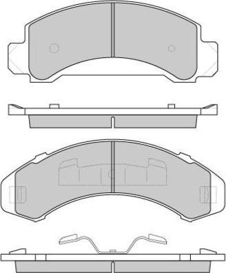 E.T.F. 12-0840 - Тормозные колодки, дисковые, комплект autospares.lv