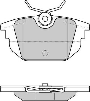 E.T.F. 12-0850 - Тормозные колодки, дисковые, комплект autospares.lv