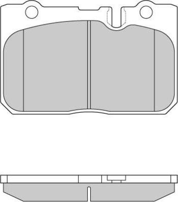 E.T.F. 12-0858 - Тормозные колодки, дисковые, комплект autospares.lv