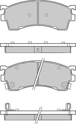 E.T.F. 12-0864 - Тормозные колодки, дисковые, комплект autospares.lv