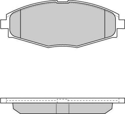 E.T.F. 12-0804 - Тормозные колодки, дисковые, комплект autospares.lv