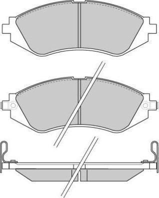 E.T.F. 12-0803 - Тормозные колодки, дисковые, комплект autospares.lv