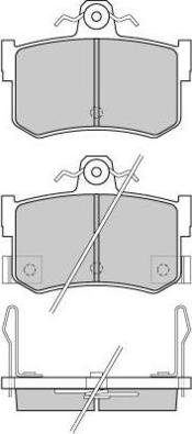 E.T.F. 12-0818 - Тормозные колодки, дисковые, комплект autospares.lv