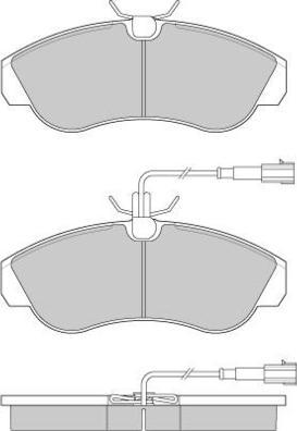 E.T.F. 12-0889 - Тормозные колодки, дисковые, комплект autospares.lv