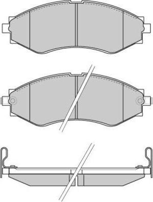 E.T.F. 12-0834 - Тормозные колодки, дисковые, комплект autospares.lv