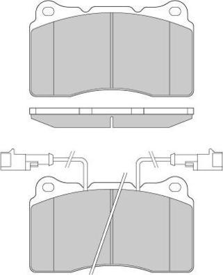 E.T.F. 12-0836 - Тормозные колодки, дисковые, комплект autospares.lv