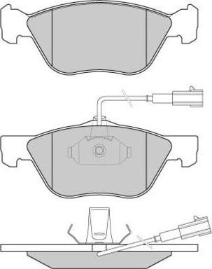 E.T.F. 12-0838 - Тормозные колодки, дисковые, комплект autospares.lv