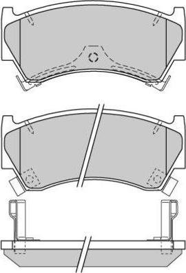 E.T.F. 12-0826 - Тормозные колодки, дисковые, комплект autospares.lv