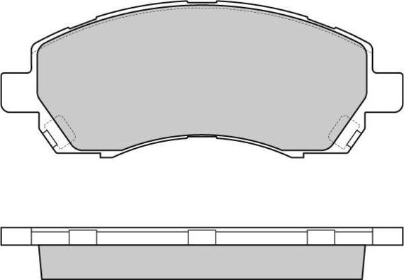 E.T.F. 12-0820 - Тормозные колодки, дисковые, комплект autospares.lv