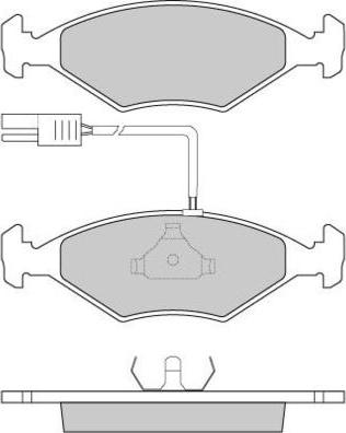 E.T.F. 12-0823 - Тормозные колодки, дисковые, комплект autospares.lv