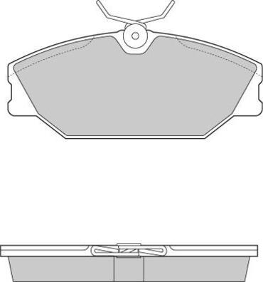 E.T.F. 12-0874 - Тормозные колодки, дисковые, комплект autospares.lv