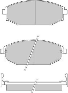 E.T.F. 12-0871 - Тормозные колодки, дисковые, комплект autospares.lv