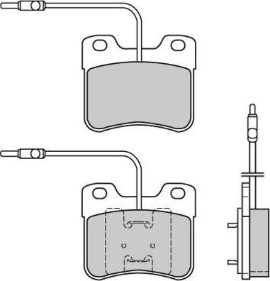 E.T.F. 12-0344 - Тормозные колодки, дисковые, комплект autospares.lv