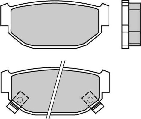 E.T.F. 12-0346 - Тормозные колодки, дисковые, комплект autospares.lv