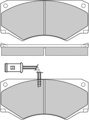 E.T.F. 12-0341 - Тормозные колодки, дисковые, комплект autospares.lv