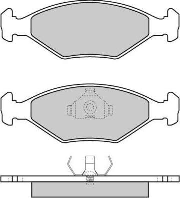 Spidan 0.081445 - Тормозные колодки, дисковые, комплект autospares.lv