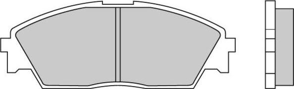 E.T.F. 12-0350 - Тормозные колодки, дисковые, комплект autospares.lv