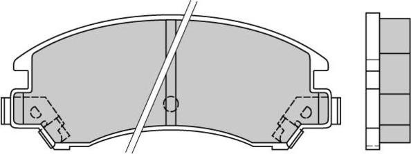 E.T.F. 12-0358 - Тормозные колодки, дисковые, комплект autospares.lv