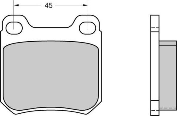 E.T.F. 12-0368 - Тормозные колодки, дисковые, комплект autospares.lv