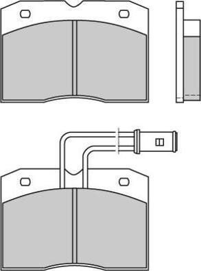 E.T.F. 12-0363 - Тормозные колодки, дисковые, комплект autospares.lv