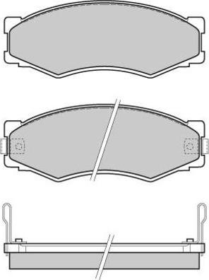 E.T.F. 12-0301 - Тормозные колодки, дисковые, комплект autospares.lv