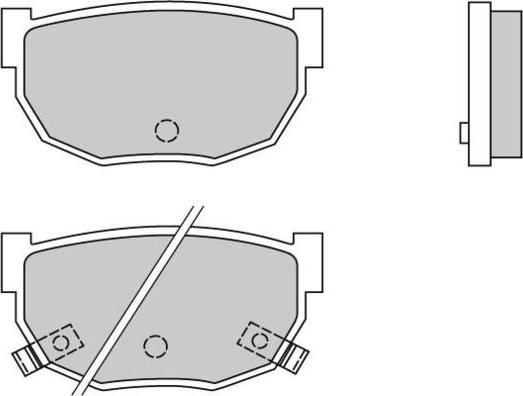 E.T.F. 12-0303 - Тормозные колодки, дисковые, комплект autospares.lv