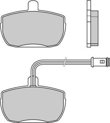 Stark SKBP-0011433 - Тормозные колодки, дисковые, комплект autospares.lv