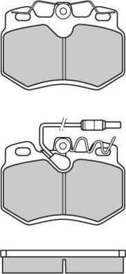 E.T.F. 12-0311 - Тормозные колодки, дисковые, комплект autospares.lv