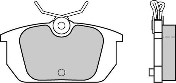 E.T.F. 12-0313 - Тормозные колодки, дисковые, комплект autospares.lv