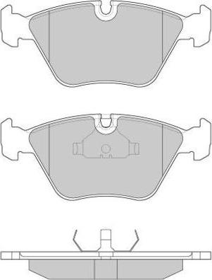 E.T.F. 12-0381 - Тормозные колодки, дисковые, комплект autospares.lv