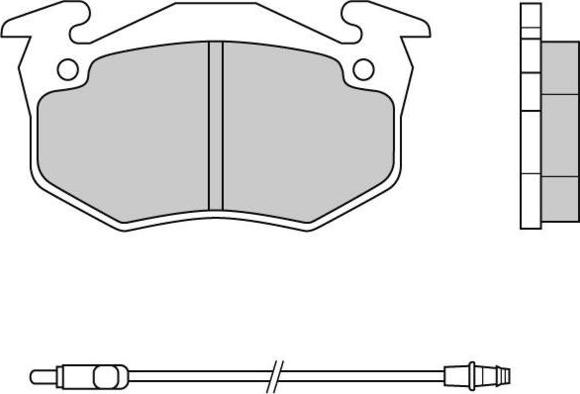 E.T.F. 12-0334 - Тормозные колодки, дисковые, комплект autospares.lv