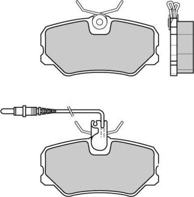 E.T.F. 12-0379 - Тормозные колодки, дисковые, комплект autospares.lv