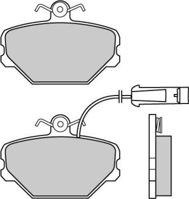 E.T.F. 12-0375 - Тормозные колодки, дисковые, комплект autospares.lv