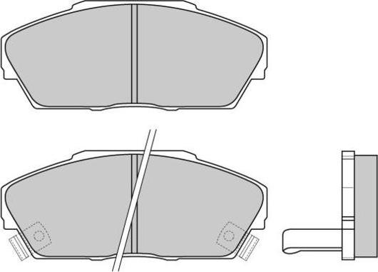 E.T.F. 12-0371 - Тормозные колодки, дисковые, комплект autospares.lv