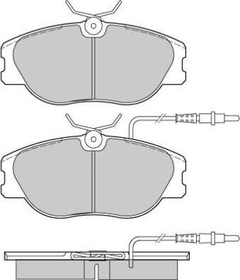 E.T.F. 12-0373 - Тормозные колодки, дисковые, комплект autospares.lv