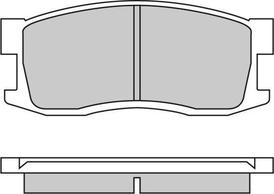 E.T.F. 12-0244 - Тормозные колодки, дисковые, комплект autospares.lv