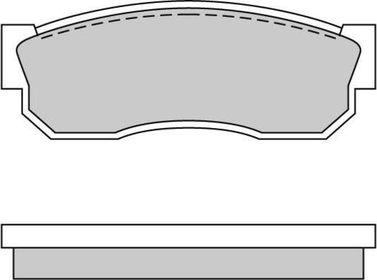 E.T.F. 12-0246 - Тормозные колодки, дисковые, комплект autospares.lv