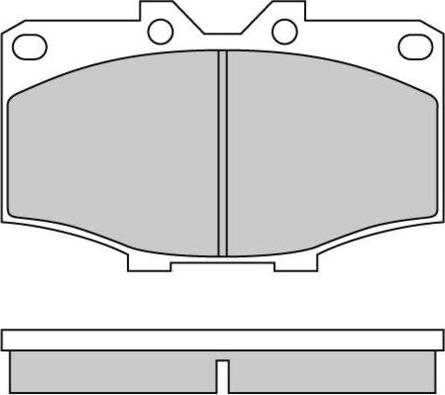 E.T.F. 12-0242 - Тормозные колодки, дисковые, комплект autospares.lv