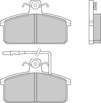 ATE 13.0460-2988.2 - Тормозные колодки, дисковые, комплект autospares.lv