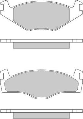 E.T.F. 12-0260 - Тормозные колодки, дисковые, комплект autospares.lv