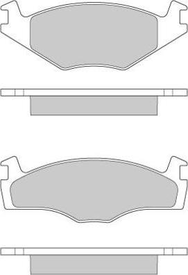 E.T.F. 12-0261 - Тормозные колодки, дисковые, комплект autospares.lv