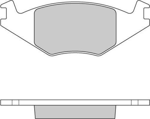 E.T.F. 12-0262 - Тормозные колодки, дисковые, комплект autospares.lv